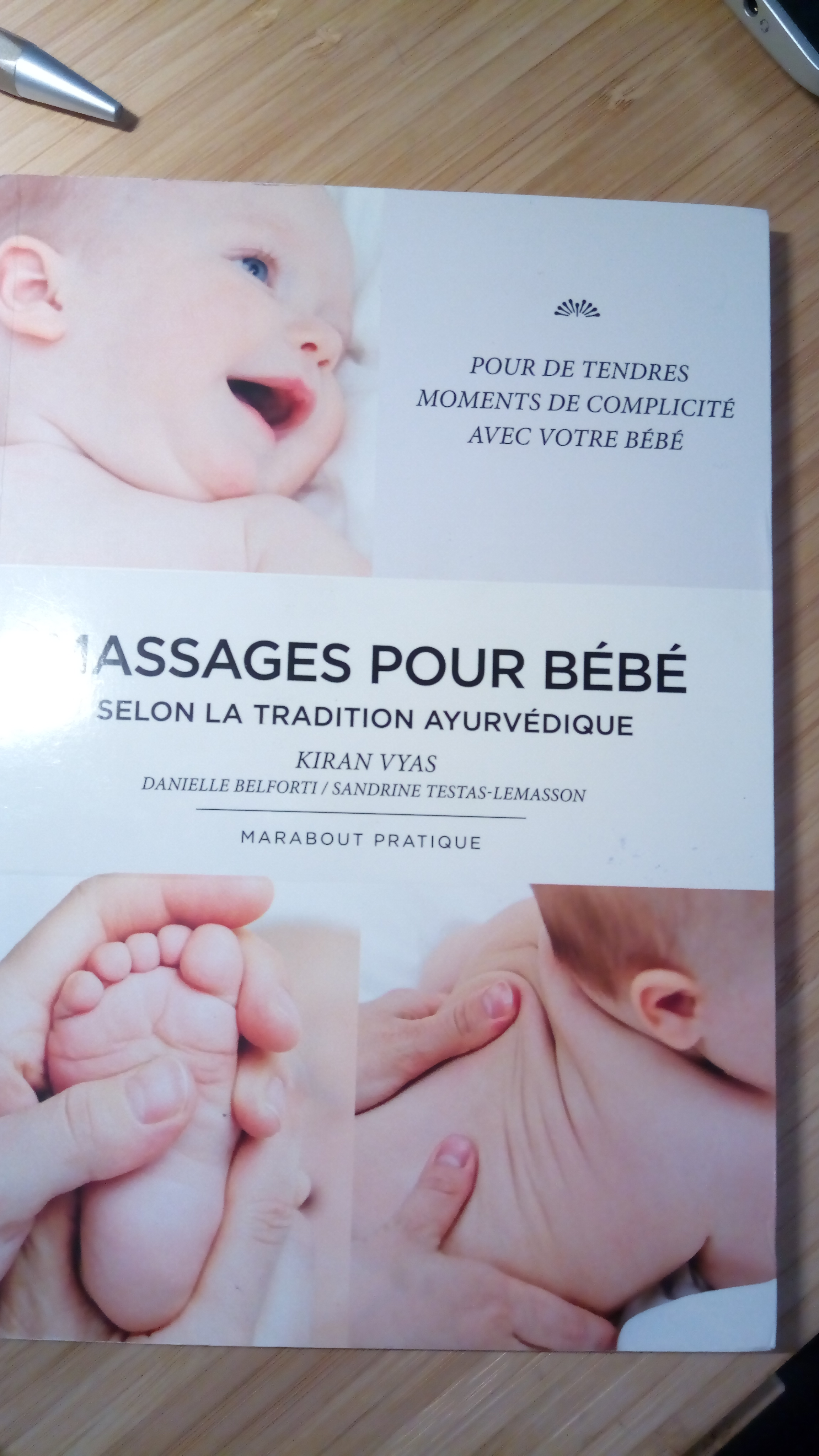 livre massage bébé
