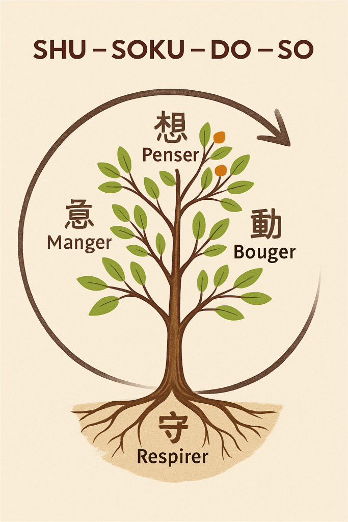 Les 4 piliers essentiels de notre santé et de notre&nbsp;apprentissage.
